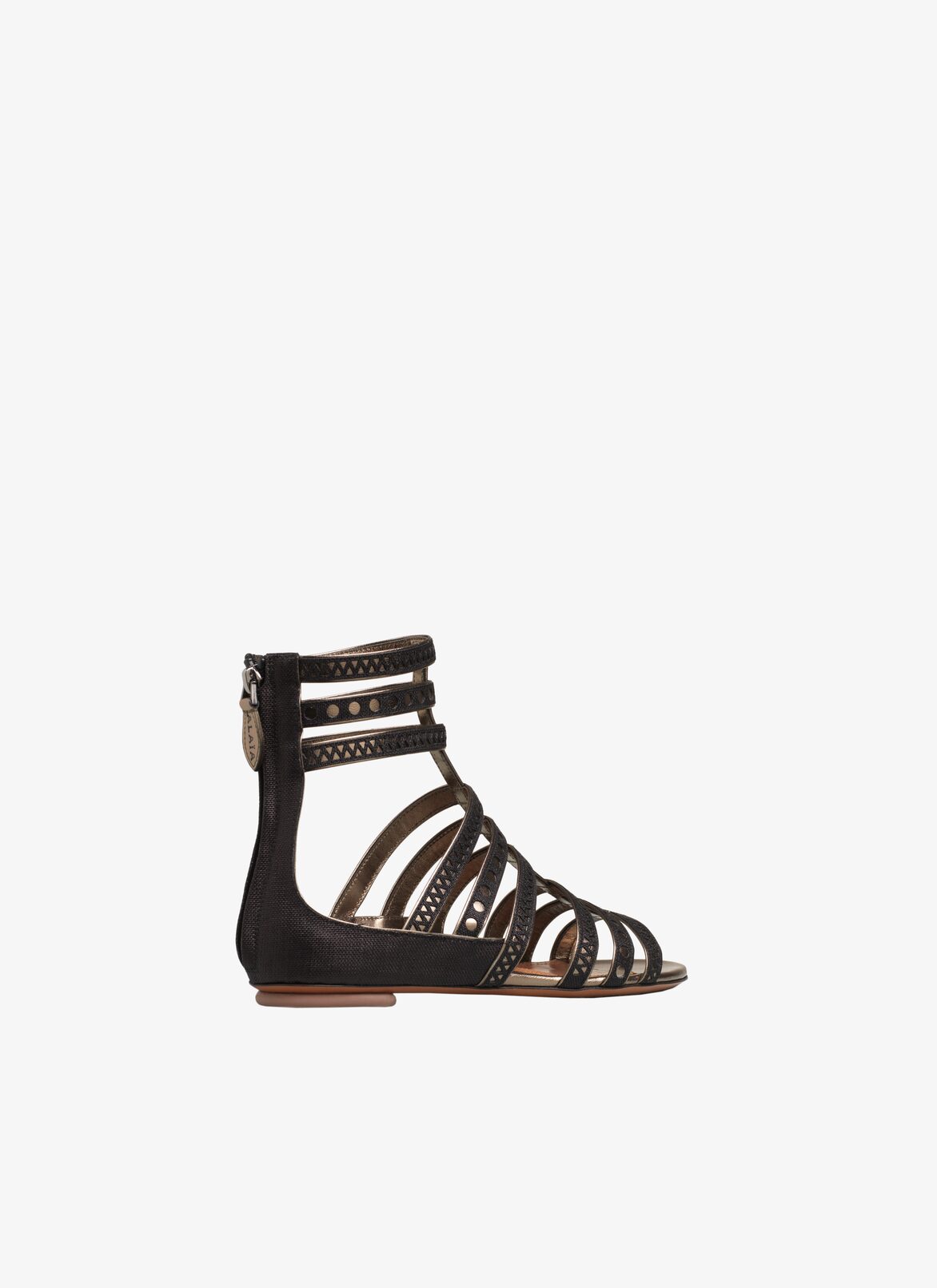 Sandals ALAÏA BLACK/SILVER SANDALS